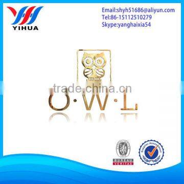 Manufacturer make metal logo sticker