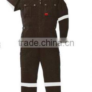 wholesale EN11612,NFPA2112,Oeko-Tex, washable 100% cotton material fire retardant coverall for oil and gas industry