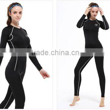 (OEM/ODM Factory)Custom Sweatshirt Stretch Yoga Running Sport wear/compression Gym wear