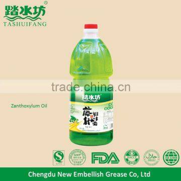 2.5L plastic bottled cooking usse Rich zanthoxylum Flavour Zanthoxylum oil