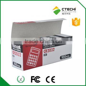 Maxell Blister Card Maxell CR2032 3V Button Cell for Watch/calculator photo-4