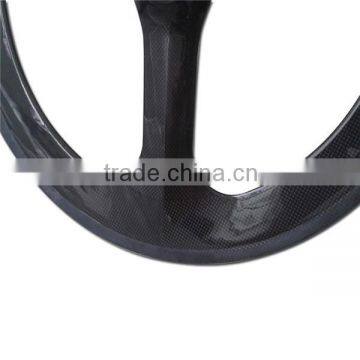 Wholesale Full Carbon Fixie Wheels Fixed Gear Bicycle Wholesale Clincher Carbon Tri Spoke Wheels photo-2