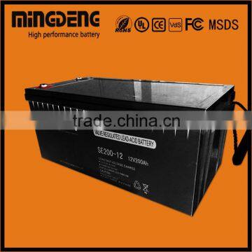 Popular model 12volt gel 200ah solar vrla rechargeable