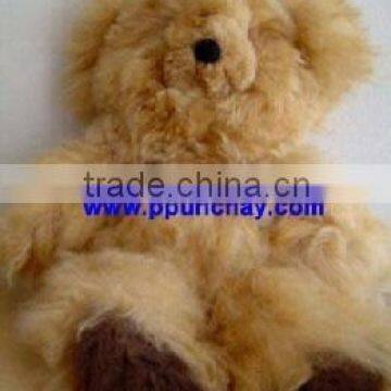 Teddy Bear Toy fur Baby Alpaca 16" Peru