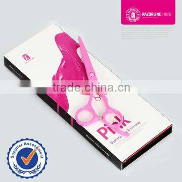 R10 Pink/Teflon Coating barber scissors/peluqueria