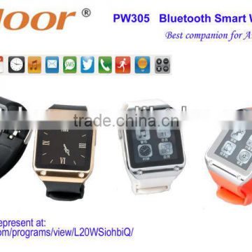 PW305 latest talking watch,Sync Phone Call,SMS,contacts,Social,Vibration,pedometal bracelet,android sports wear,smart watch