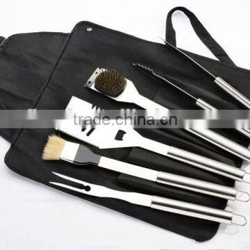 China Supplier Wholesale 6Pcs Aprons BBQ cooking sets