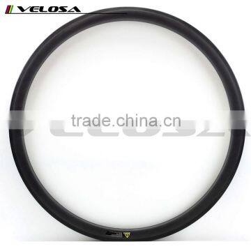 25mm width 38mm height offset clincher 700c road carbon rims with 3k/ud matte carbon fiber Asymmetry rims