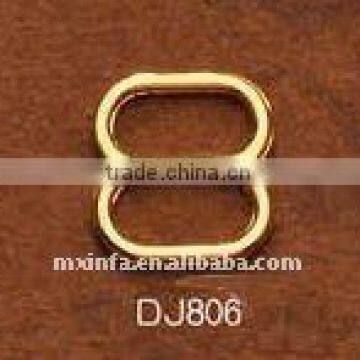 Gold plated bra ring,slider and hook