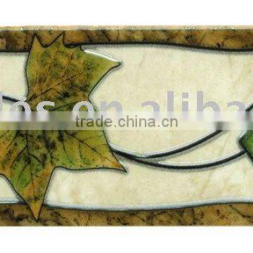 Decorative Glazed Ceramic Border Tiles