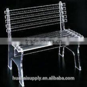 Acrylic outdoor furniture chair specific use acrylic garden chair park bench chair