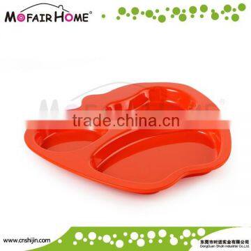 Colorful Sectional Melamine Dinner Plates