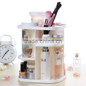 C135-1 360 Degree Rotating Display Stand Acrylic Cosmetic Storage Organizer Box