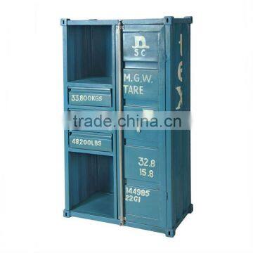 Industrial Almira Shipping Container Style VAC 871 Marine Blue