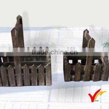 antique country style and barrier type wooden basket