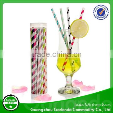 2015 strip china biodegradable drinking wholesale paper straws