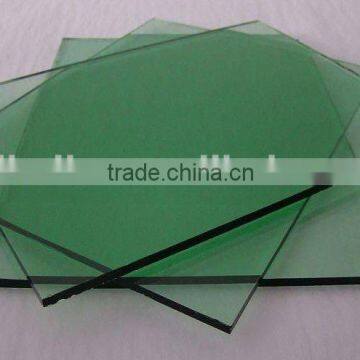 3-12mm green tinted glass or decoration