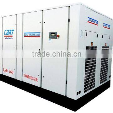 Low pressure large air displacement screw air compressor