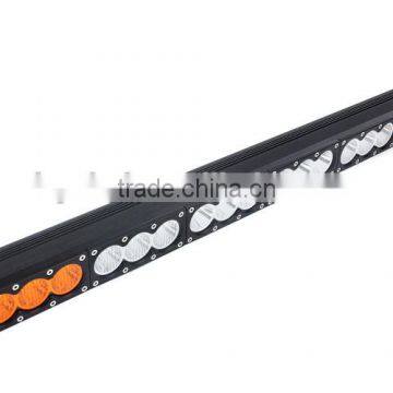 amber white mixed single row off road led light bar 32.5 inch 180w ip68