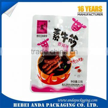 Gravure Printing Heat Seal Aluminum Foil Plastic Bag for Snack Packaging