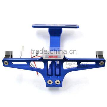BJ-LPL-039 Replacement Aluminum Sport Bike Universal LED License Plate Bracket Light photo-5