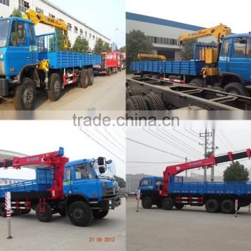 Dong Feng 30 ton truck mounted crane. Dong Feng 30 ton truck crane. Dong Feng 30 ton knuckle crane truck