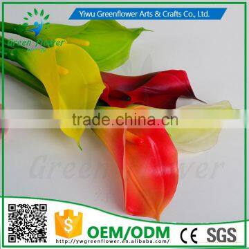 2016 PVC Calla Lily Artificial Flowers Real Touch Home Decorative Flowers Wreaths Flowers Gift for Wedding Party Decoration photo-3