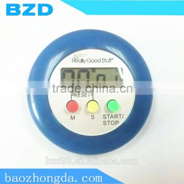 Gift Items Daily Household / Plastic Standing Round Electric Count down and Count Up Timer with Magnet Clip