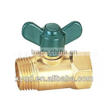 China supply butterfly mini brass ball valve