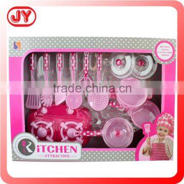 Pretend kids play toy cooking toy kitchen set