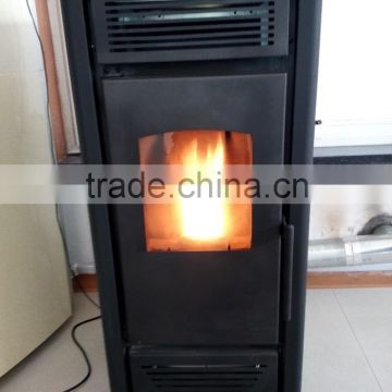 Automatic feeding wood pellet stove