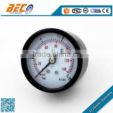 all kinds brass bourdon tube water pressure measurement manometer