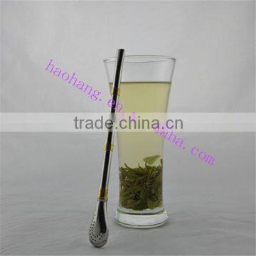 2014 Promotional stainless steel drinking straw spoon