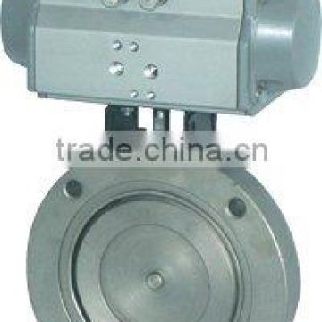 pneumatic vacuum butterfly valve