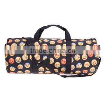 3D emoji printing gym bags sports bags duffel bags