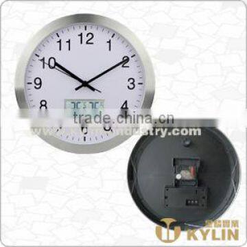 aluminum clock with Hygrometer