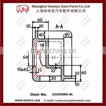 Milimtary Shelter Container Corner 022000BM-BL