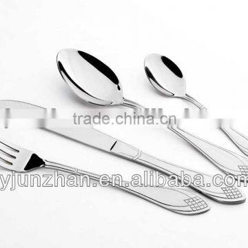Stainless Steel hand polish cutlery with low price and high quality