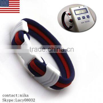 energy fashion national flag bracelet country flags ion balance bracelet