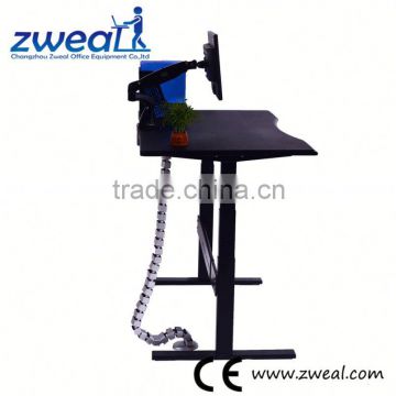 two legs smart sit and stand desk factory wholesale