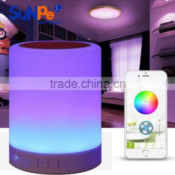 2016 Color Changing Table Lamp Globe Mini Portable Bluetooth Speaker