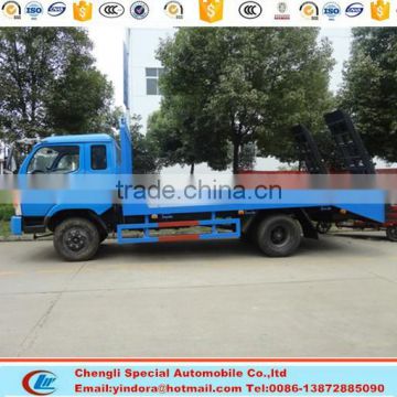 Top grade 4x2 dongfeng flat ladder truck