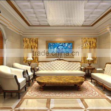 CH-J858 Luxury Pure Polished Precious Decorative Tiger EYes Mosica For Sale