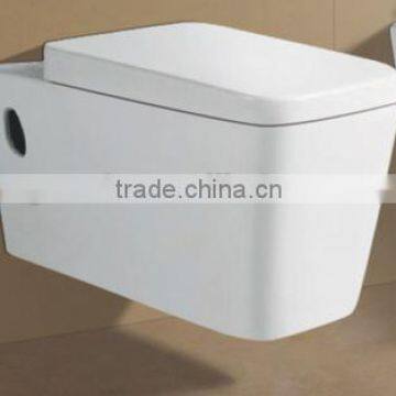 washdown wall hung toilet ceramic square WC