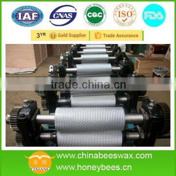 factory supply for bee comb beeswax foundation manual coining mill machine