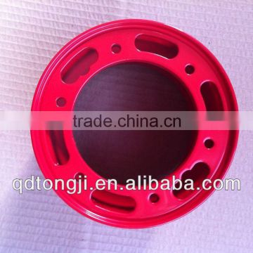 CNC Sheet Metal Machining Parts with red paint