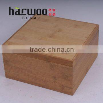 High quality bamboo storage boxes with lids