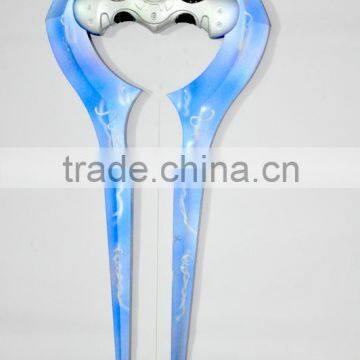 Blue Aura Halo Energy Game Sword, Animation Film Props PU Weapons