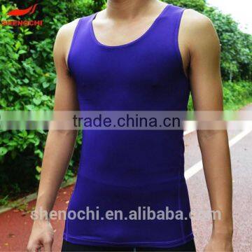 Bulk sale breathable sublimation compression vest men