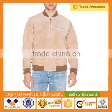 Customized Cotton and Polyester Fabric Chest and Side Pockets Jackets for Men